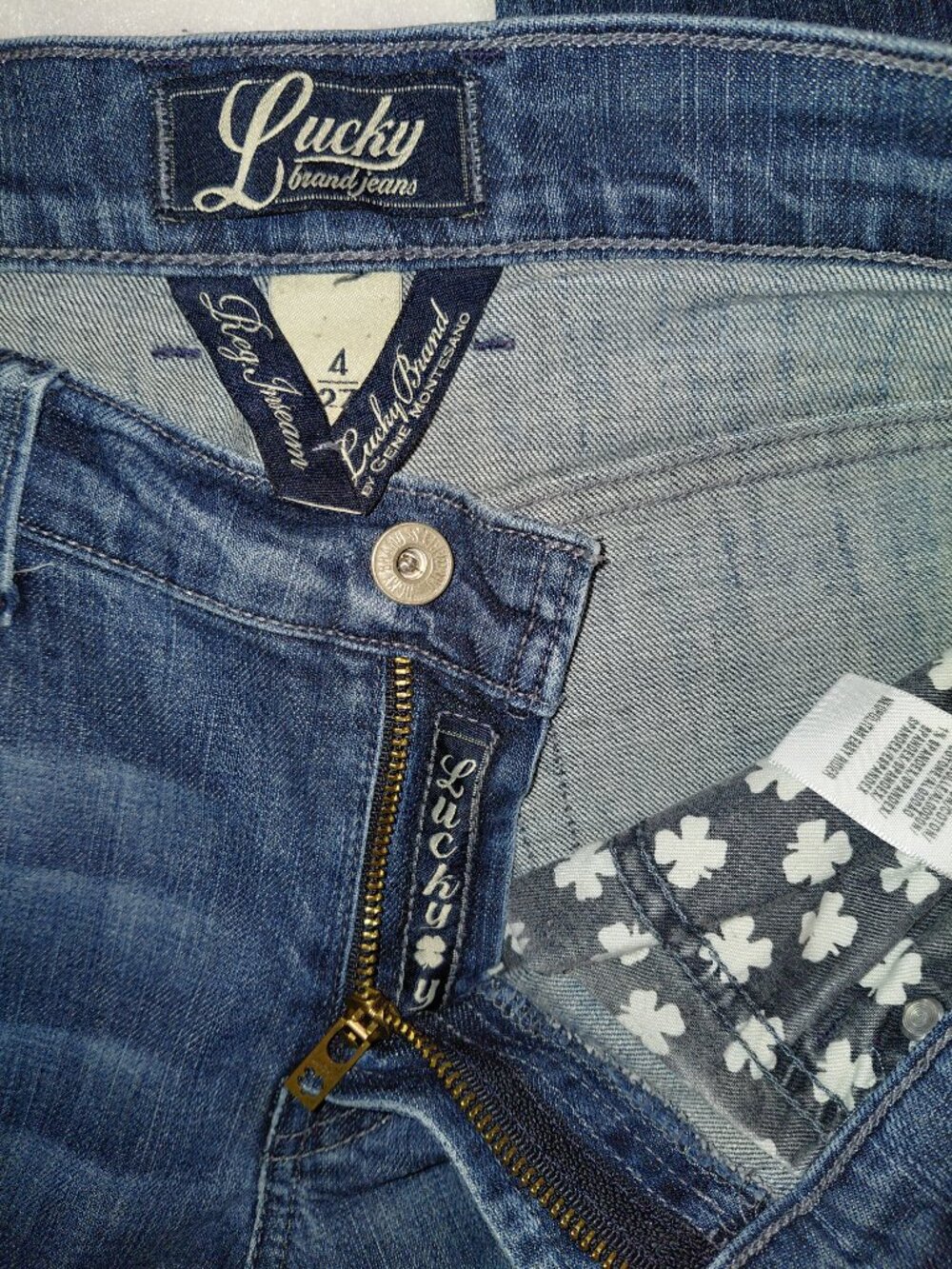 Lucky Brand Neopolitan Easy Rider Women's Jeans Size 4/27 - Picture 5 of 9